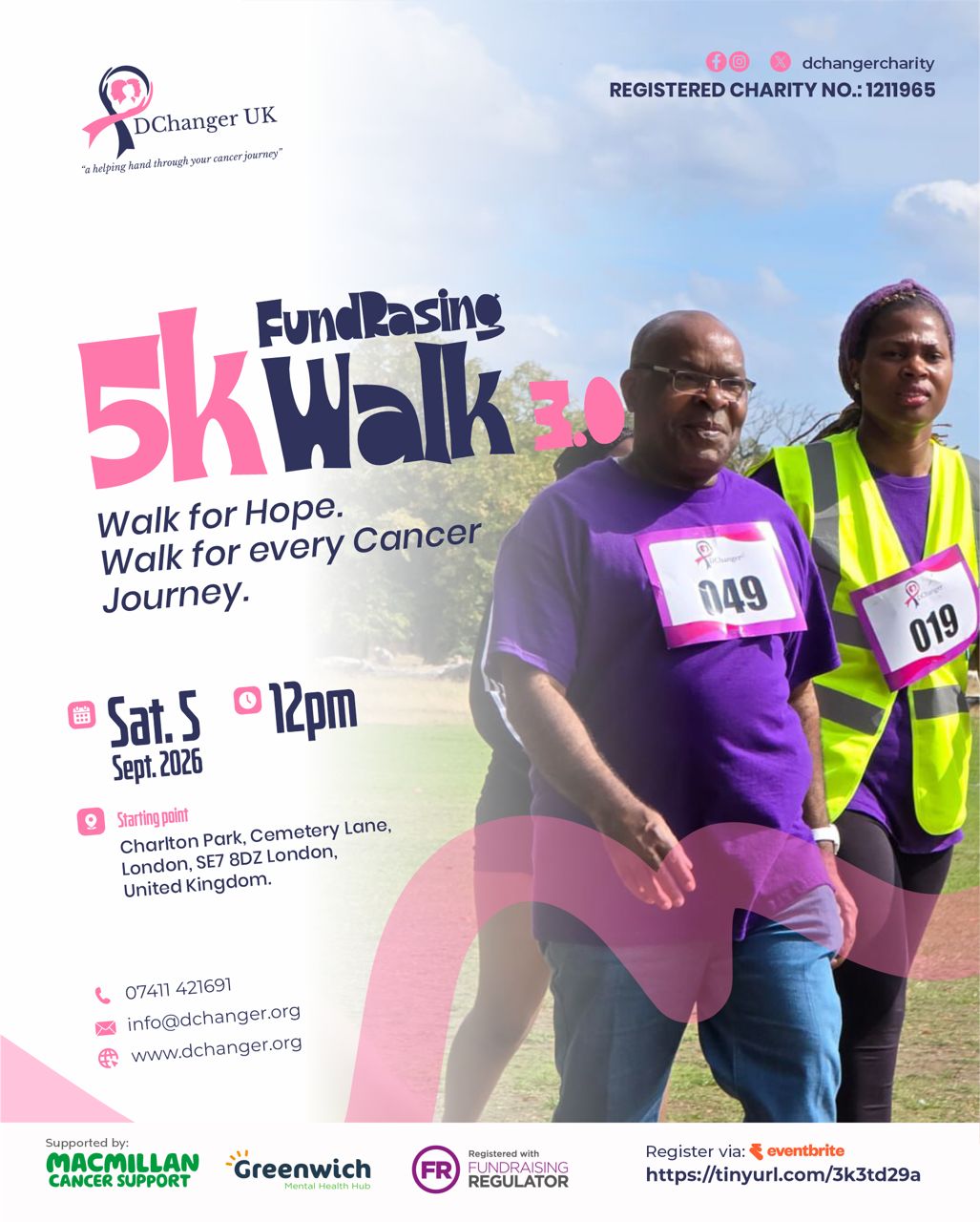5K Walk Flyer